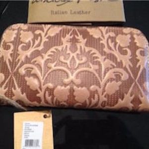 PATRICIA NASH  Biscay Sand Wristlet Wallet  NWT
